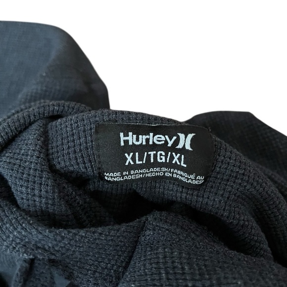 Hurley Paradise Navy Blue Textured Hoodie Men’s XL - Picture 5 of 6